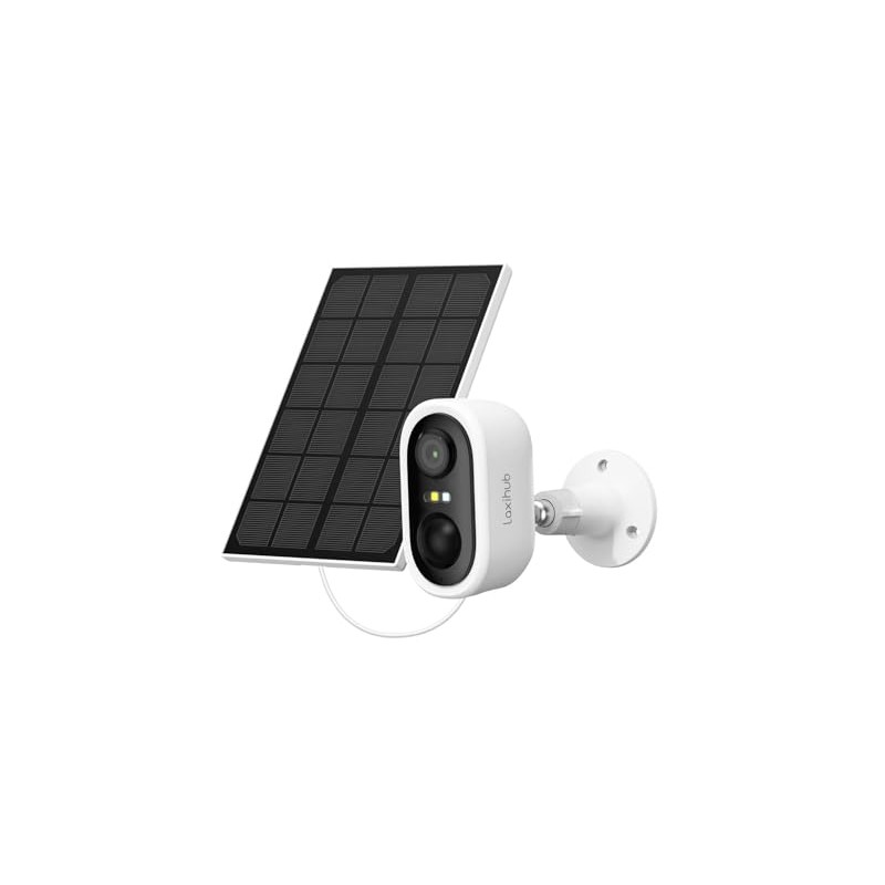 LAXIHUB Cámara Seguridad Exterior Solar Inalámbrica WiFi 3MP 2K