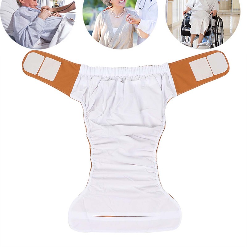 Waterproof Washable Reusable Adult Elderly Cloth Diapers Pocket Nappies