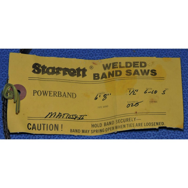 Starrett 2 pcs Starrett Matrix II Powerband Band Saw Blade