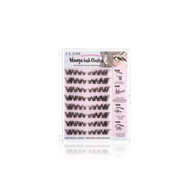 Manga Lash Clusters (no glue needed!) - J Lash -