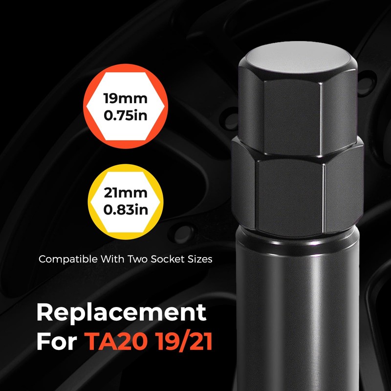 10 Spline Lug Nut Key Replacement for TA20-19/21, Compatible with