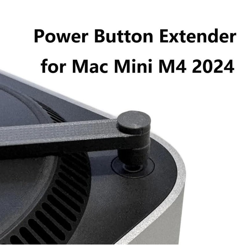 TEYOUYI Stand Holder Auxiliary Power Button Extender for Mac Mini