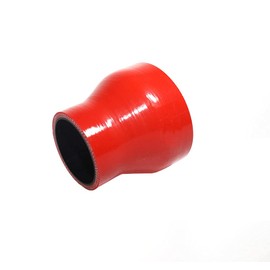TMKOOL 4-Ply Reinforced High Temperature 2" to 2.75" ID Silicone Hose Reducer Coupler 3 Inch Length (RED, 2"-2.75")