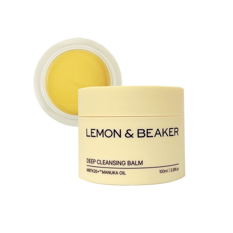 Lemon&Beaker Cleansing Balm Deep Cleansing Pack Balm 100ml+50ml+Sponge / 레몬앤비커