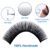 Self-Fanning Eyelashes, 0.05 Thickness 8-14 mm, Easy Fan Lashes for