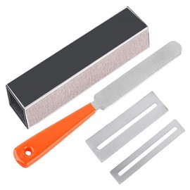 PLEAVIT Guitar Fret Polishing File Plate Sanding Block Set Maintenance Deburring Polishing