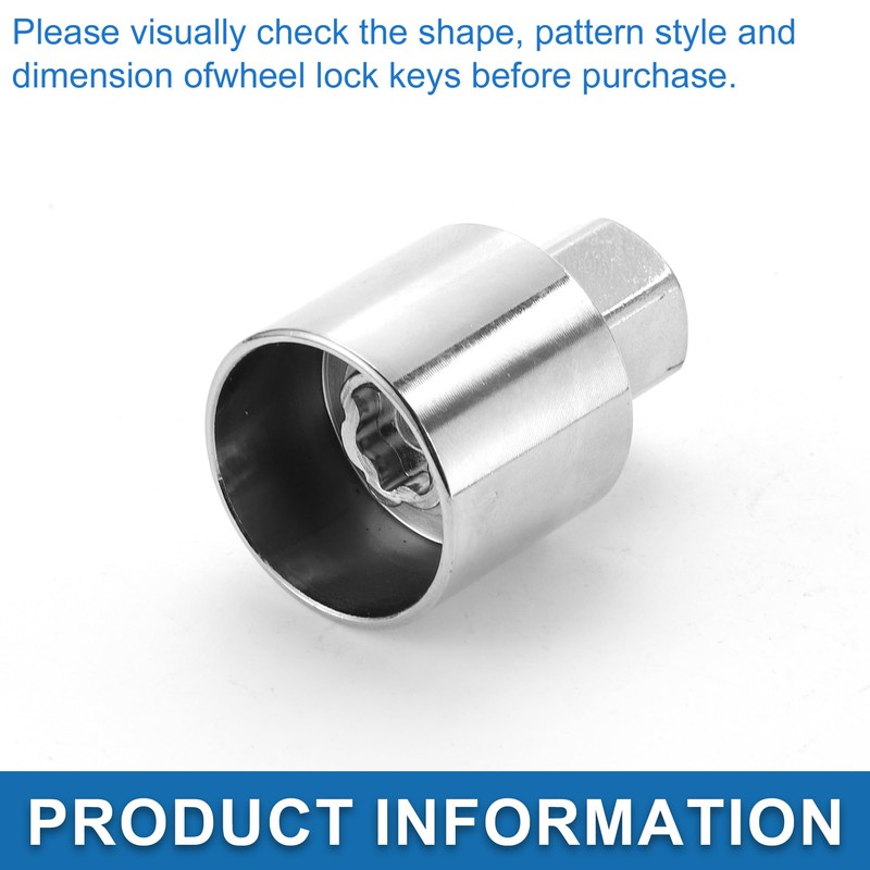 A ABSOPRO Wheel Lock Lugnut Type I Anti-theft Screw Nut