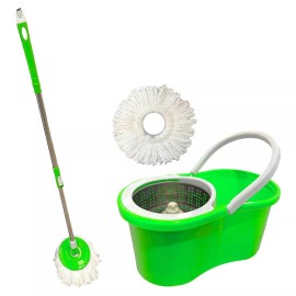 Cuhermanchot Cubeta Trapeador Spin Mop 360º Centrifugado