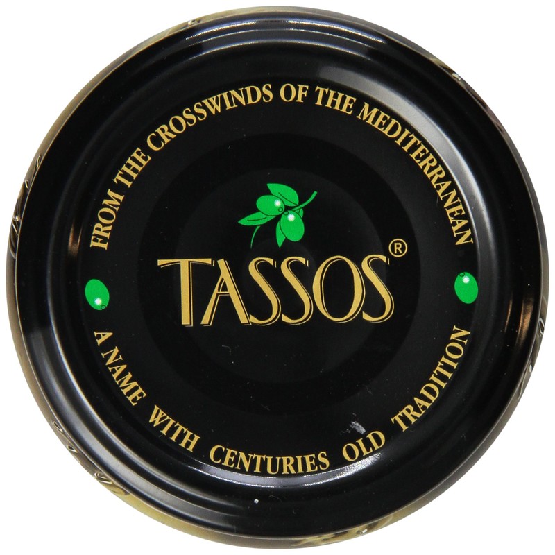 Tassos Evian Olives Stuffed with Natural Pimento, 12.84 Ounce