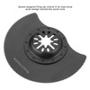 5pcs Semi-circular Oscillating Saw Blade，Diameter 88mm High-carbon Steel Multi Tool