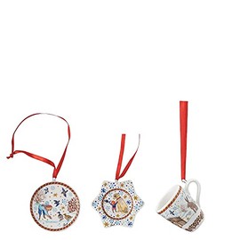 Rosenthal Hutschenreuther Collectable Themes 21 Mini Set of 3 Star Plates Cups Christmas Gifts 6 cm