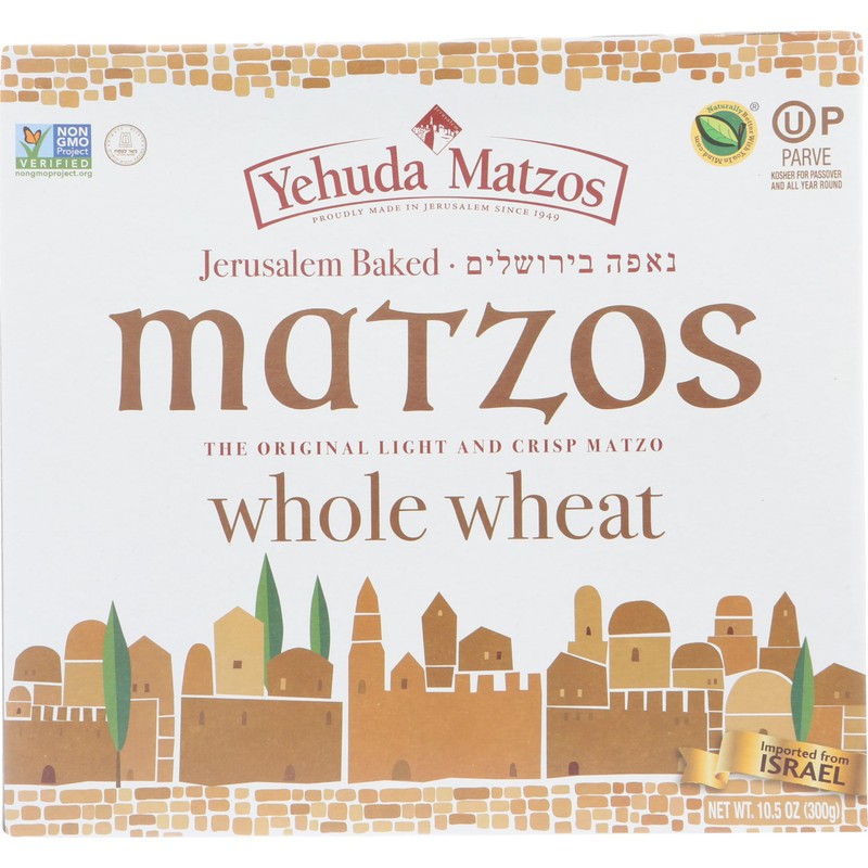 YEHUDA MATZO THIN DAILY WHL WHEAT 10.5 OZ (Pack of