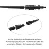 SWAWIS Pipe Cleaning Hose Adapter for Kärcher/Lavor/Interpump/Bosch Pressure Washer