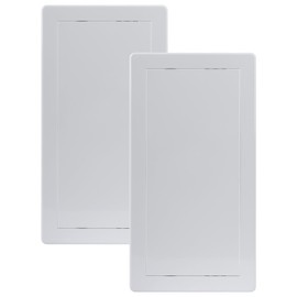 Vent Systems 6x12 Access Panel - Pack of 2 - Easy Access Doors - ABS Plastic - Access Panel for Drywall, Wall and Ceiling Electrical and Plumbing Service Door Cover - Exterior Dimensions 6.6x12.6 Inch