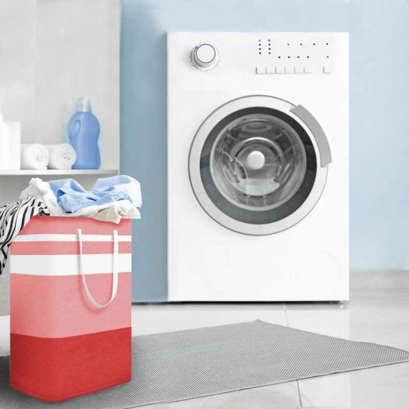 Kewjug Foldable Laundry Basket，Large Laundry Baskets with Handles,Waterproof Laundry Hamper,Collapsible
