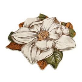 Generic Flower Rug 32” Round Area Rugs Cute Plush Flower Shaped Rug Circle Non Slip Water Absorption Doormat for Bedroom Bedside Living Room Bathroom Kitchen Floor Mat, Lily