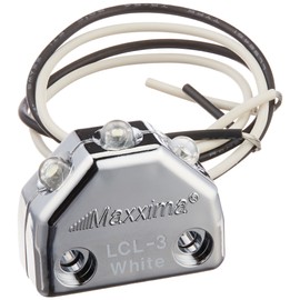 Maxxima (LCL-3CL) White 3 LED Micro Interior Courtesy Light