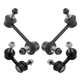 TRQ Front & Rear Sway Bar Stabilizer Link Set Compatible with 2008-2012 INFINITI EX35 2013 EX37 2011-2012 G25 2007-2008 G35 2009-2013 G37 2006-2010 M35 M45 2015 Q40 2014-2015 Q60 2014-2017 QX50