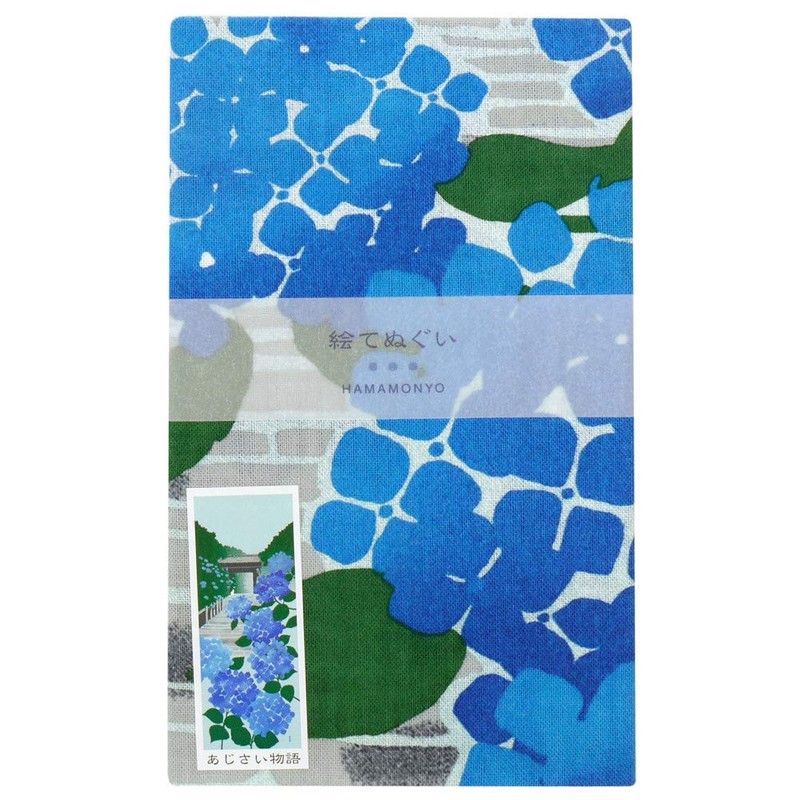 Hamamonyo Tenugui, Hydrangea Monogatari Blue