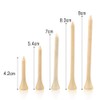 100Pcs Natural Wooden Golf Tees, Golfing Accessories for Men, Golf