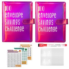 100 Envelope Money Saving Challenge  Budget Binder with Cash Envelopes | Upgraded Finance Organizer for Savings Goals | Personal Finance & Budgeting Hack #MoneySavingChallenge #BudgetGoals #FinancialOrganizer:_2pcs shining blue