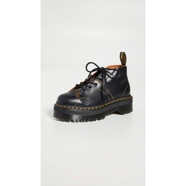 Dr. Martens Unisex Combat Boot, Black Vintage Smooth, 6 US Women