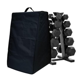 SHTCSZBA Dumbbell Rack Cover, Dumbbell Weight Rack Dust Cover, A-Frame Dumbbell Rack Cover, Dustproof Waterproof Anti-Scratch Cover for Home Gym Dumbbell Rack, Compact A Home Fitness Rack Cover