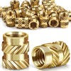 Caianwin Pack of 20 Threaded Insert M6 Inserts Knurled Melting