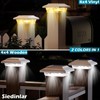 SIEDiNLAR 4x4 Solar Post Lights 50 Lumens 2 Modes, Post