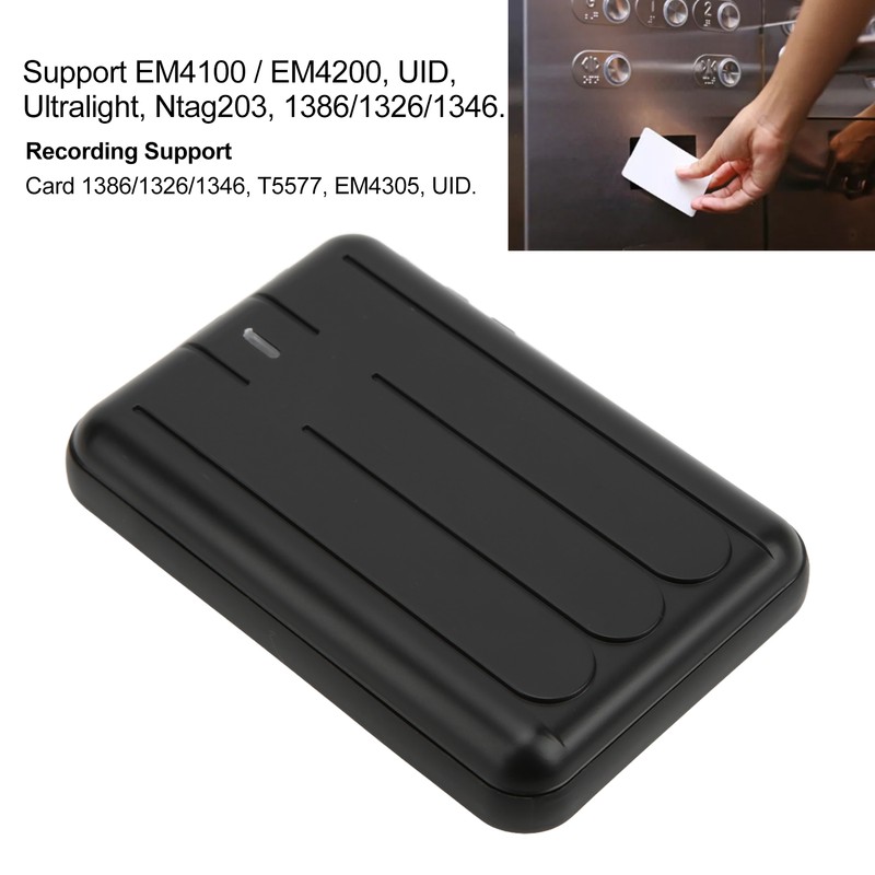 Smart Card Copier Machine Black Multifunction Multiple Frequency Handheld for