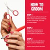 Revlon Cuticle Scissors, Ultra-Fine Stainless Steel Curved Blade for Neat