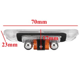 DHCN 2x White LED Number Plate Light for M-L G-L R Class W164 W251 License Plate Light
