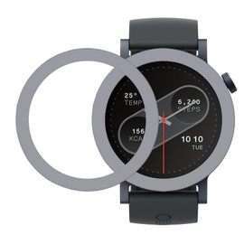 GIOPUEY Protective Ring Compatible with CMF Watch Pro 2, Bezel Ring, Bezel Styling Bezel Protective Case, Protective Ring Made of Aluminium Alloy Metal - F-Dark Grey