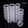 BENECREAT 30 Pcs 15ml Transparent Storage Box Cosmetic Divider Accessory