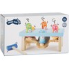small foot 5807 Wooden Knock Bench "Hau den Vogel" Colourful
