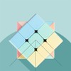 Shengshou Magic Puzzle Cube Pastel Colors, Stickerless No Stickers, Macaron