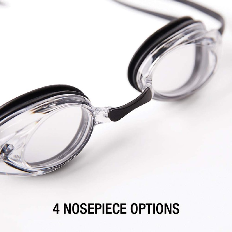 Speedo Jr. Vanquisher 2.0 Optical Goggle, Clear, -4