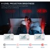 Projection Alarm Clock, TedGem Travel Alarm Clock, Digital Alarm Clock,