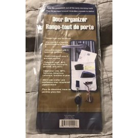 Readon 13” Canvas 3 Pocket Door Knob Door Organizer Office Home Locker Reminder To Take