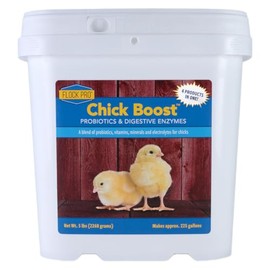 Flock PRO Chick Boost Probiotic - Probiotics, Vitamins, Minerals and Electrolytes for Chickens | Chicken Vitamins and Supplements for All Poultry - 5lb
