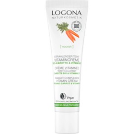 LOGONA Naturkosmetik Organic Radiant Complexion Vitamin Cream by LOGONA Naturkosmetik for dry to very dry skin with organic carrot & vitamin F, intensively nourishing & radiant complexion, natural & vegan, 30 ml