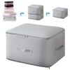 Ultra Space Saving Self Compression Organizer,Compression Storage,Compression Bags,Compression Packing Cubes,Storage
