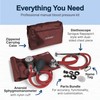 Lumiscope Professional Blood Pressure Kit - Stethoscope, Manual BP Cuff