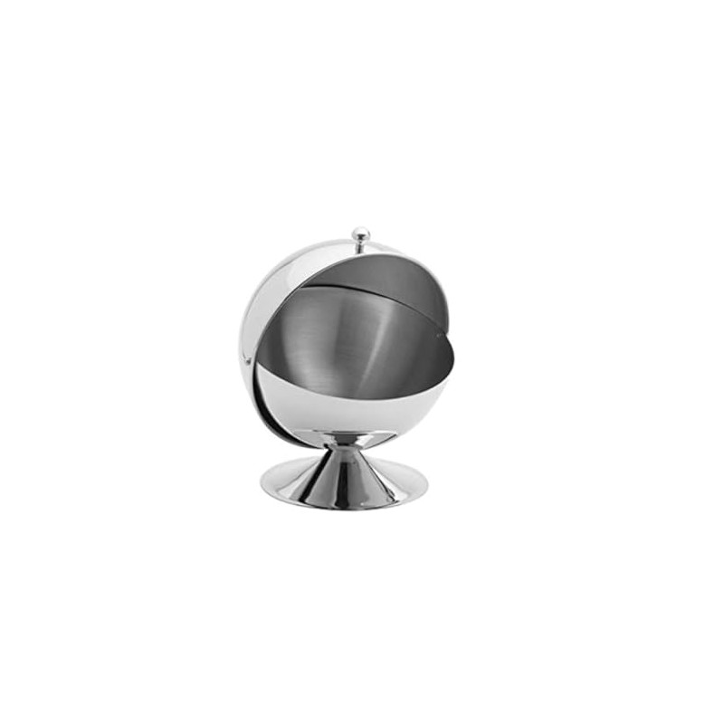 Weis Sugar Bowl, Stainless Steel Silver, 14 x 13 x