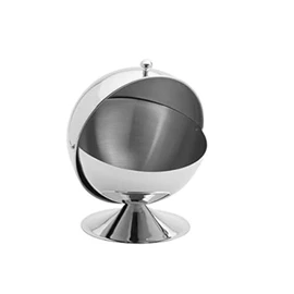 Weis Sugar Bowl, Stainless Steel Silver, 14 x 13 x 14 cm
