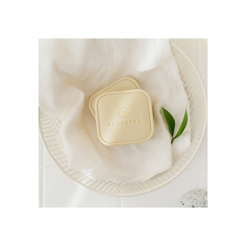 Renovera Coconut Gentle Cleansing Bar Radiance Bar Natural Facial Soap