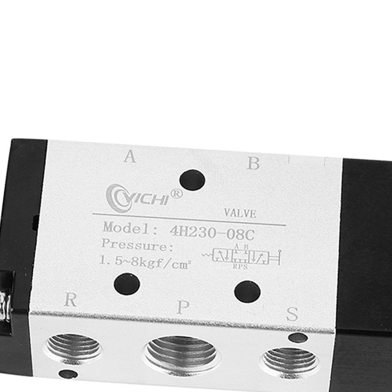 5-Way 3-Way Pneumatic Hand Lever Valve G1/4 Inch Inlet Aluminium