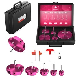 5 Piece Pipe Reamer Kit, Fitting Saver, Pipe Reamer, Reamer ABS CPVC pvc Pipe socket spring tool PVC Pipe rement
