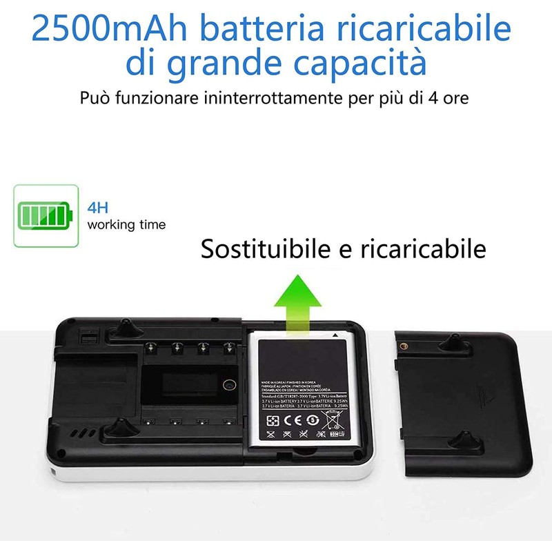 Portable Digital Video Magnifier Battery 5.0 Inch Magnifier Support Line