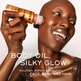 Nuxe Huile Prodigieuse Shimmer Dry Oil Roll-On With 7 Botanical Oils for Radiant Glow & Hydration for Face, Body & Hair, 2 Fl Oz